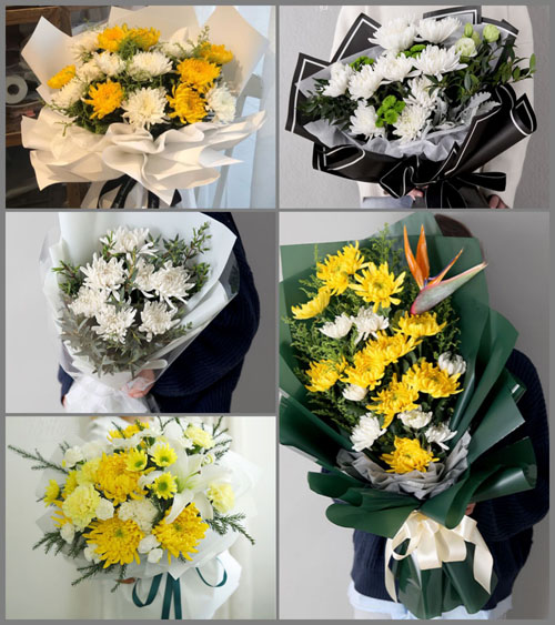贵州毕节市织金县普翁乡新民村白事花束代送